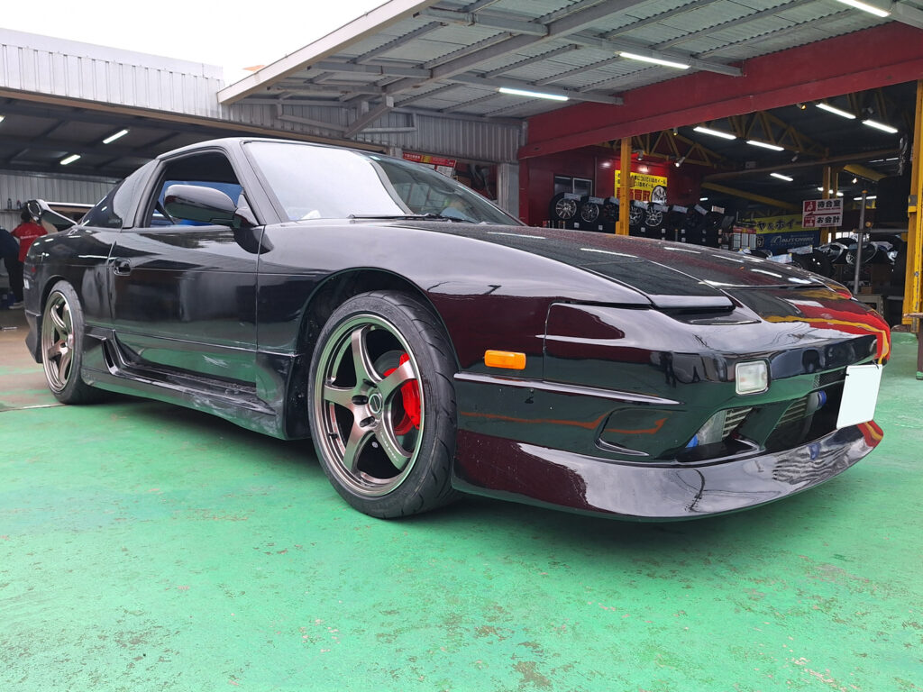 日産 180SX CROSS SPEED CR5 18×8.5J/9.5J NANKANG NS-2R 225/40R18｜ホイール・タイヤ ならホイールガレージ