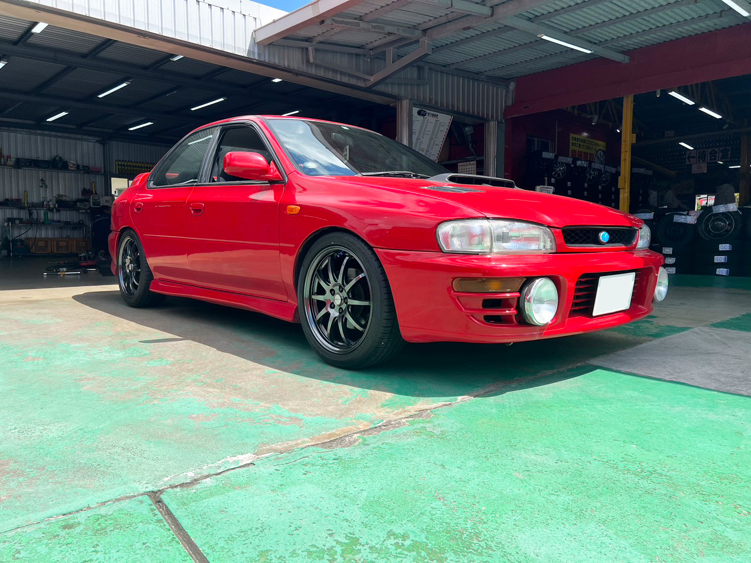 スバル インプレッサWRX　CROSS SPEED CR10 17×7J　FALKEN 215/45R17